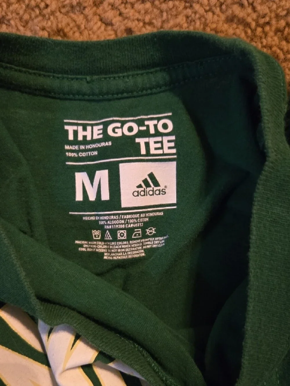 adidas Green Milwaukee Bucks 34 Short Sleeve Tee